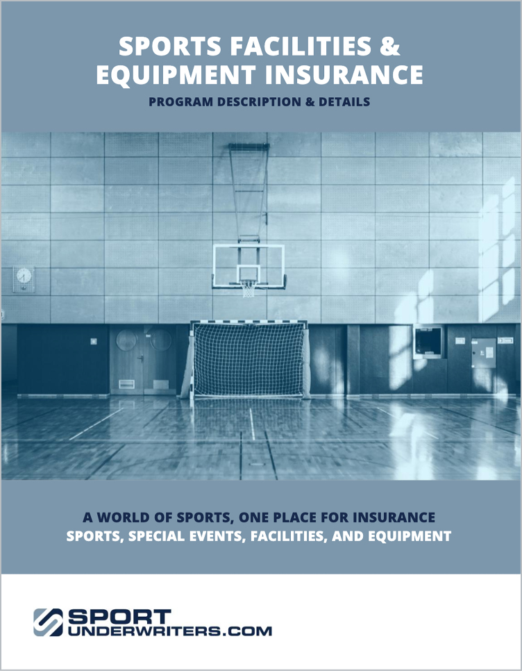 Sports Facilities and Equipment Insurance Brochure Cover